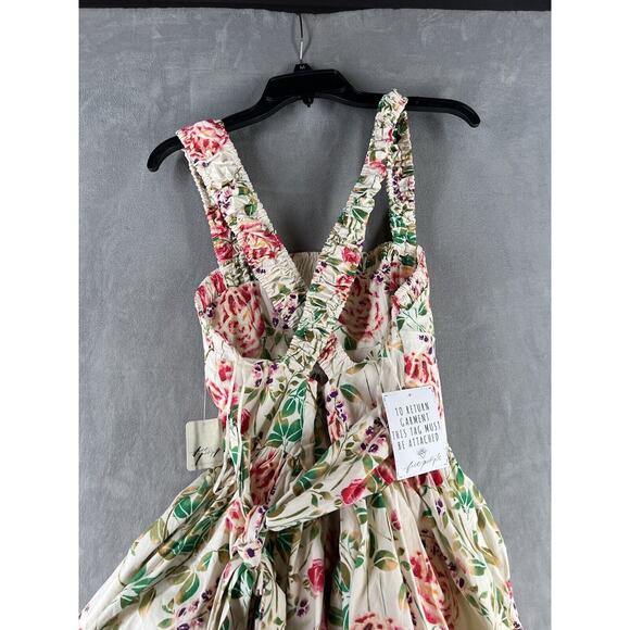 Free People Matilde Mini Dress Size Medium Fit and Flare Floral - Picture 6 of 10